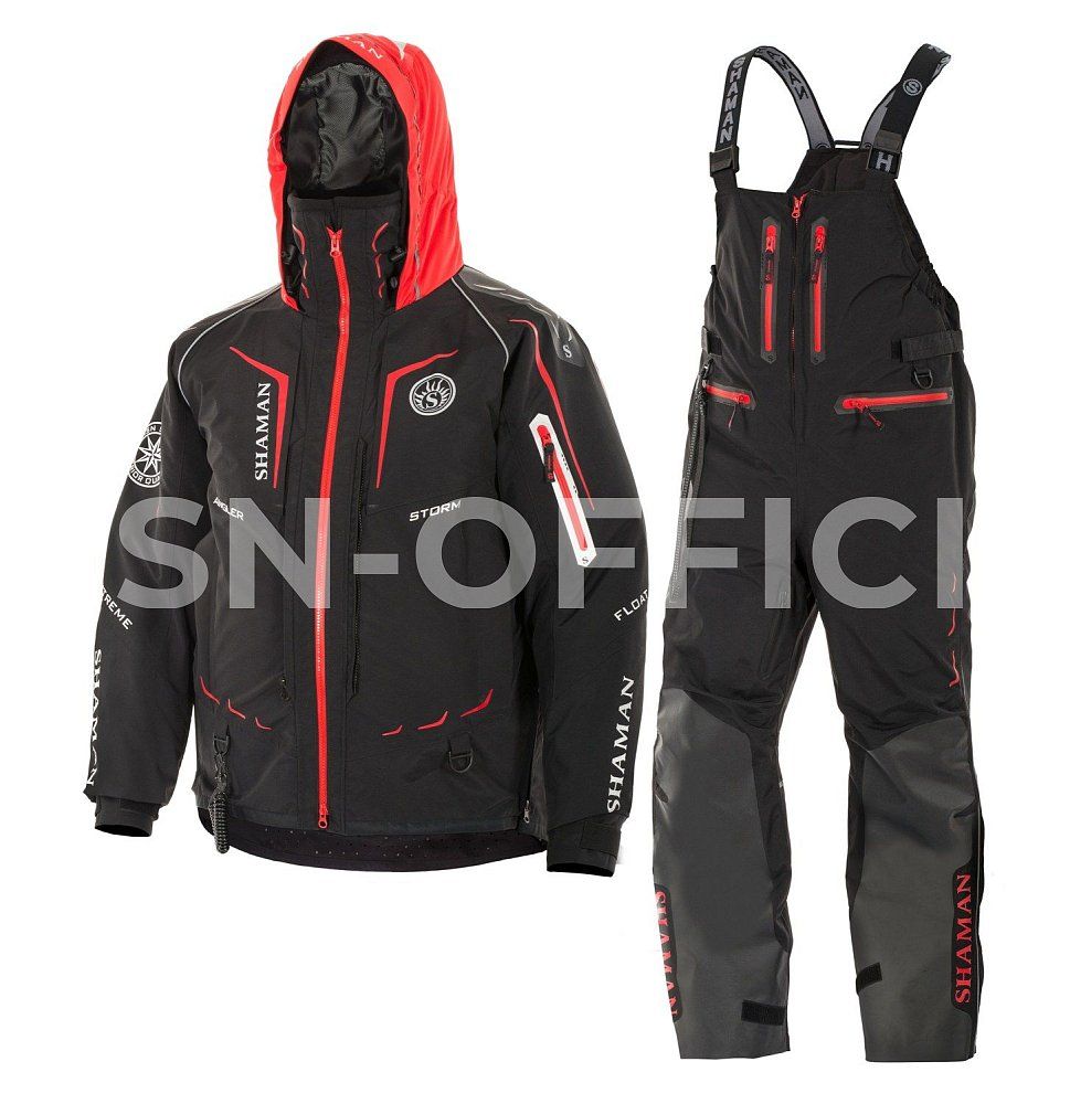 Костюм-поплавок мужской "ANGLER" (-20) красный S-311