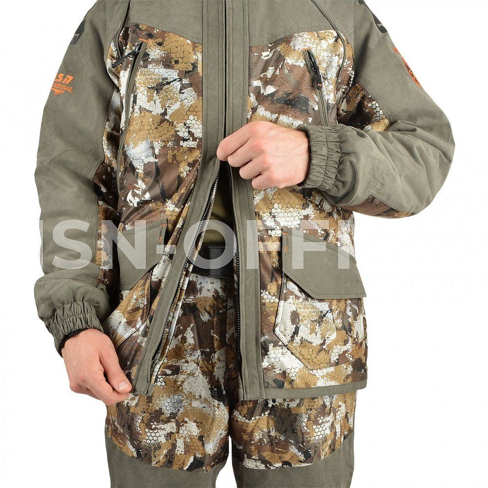 Костюм мужской демисезонный «Stalker I (-15)» (Alova), соты светло-серые 98129-4